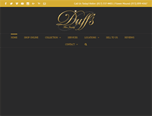 Tablet Screenshot of duffsjewelry.com